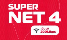 Cáp Quang Viettel Cần Thơ – Gói Supernet4 200Mb – 350.000Đ/Tháng
